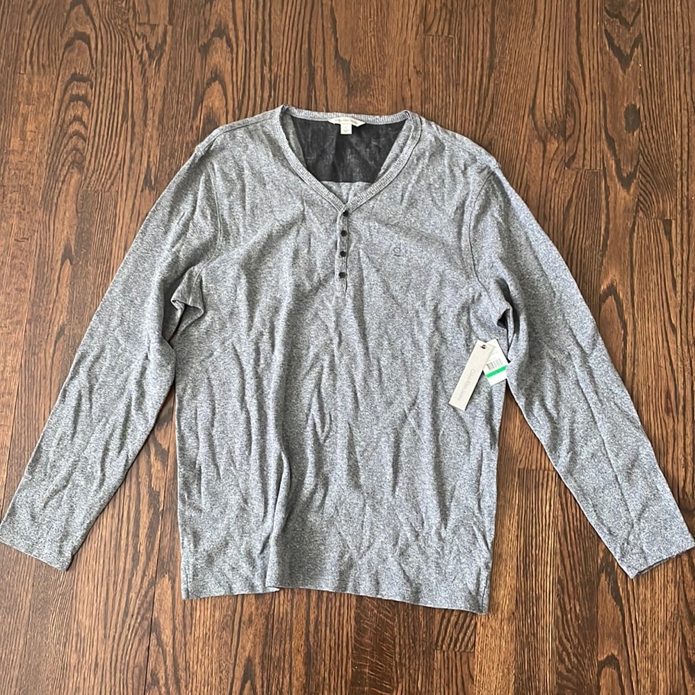 NWT brand new Calvin Klein grey long sleeve